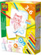 Ses creative 14051 toverkraskaarten - scratch art kinderen met kleurpotloden - kleurboek - 6 kleurplaten - krasblok