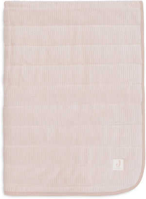 Jollein baby deken wieg - 75x100cm - velvet rib - wild rose