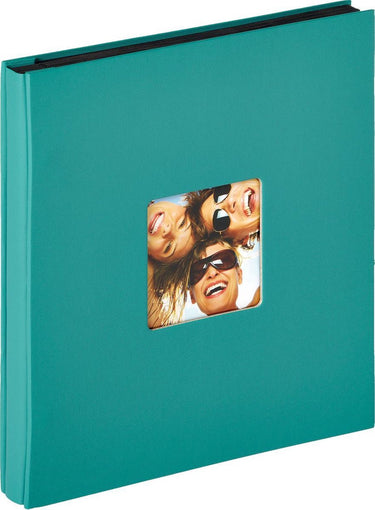 Walther ea-110-k fun - insteekalbum - formaat 31 x 33 cm - 400 foto's 10 x 15 cm - petrolgroen