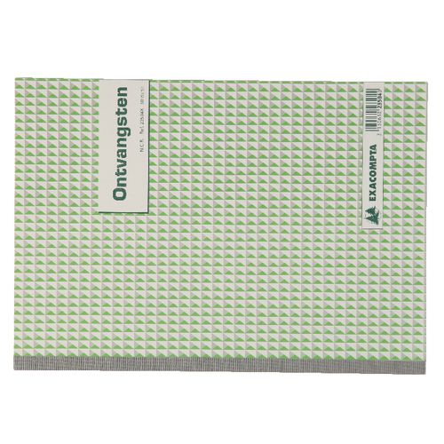 Register ontvangstbewijs exacompta 23504x 21x29,7 tweevoud zelfkopiërend 50vel