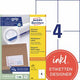 Avery etiketten zweckform 3483 universeel 105x148mm