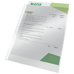 Leitz showhoes 4712 pvc a4 11-gaats bovenzijde geopend