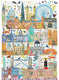Gibsons - london skyline (door josie shenoy) - 1000 stukjes 49×68cm (b×h) - legpuzzel voor volwassenen
