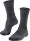 Falke tk2 anti-blaar dik wol functioneel materiaal wandelsokken heren grijs - maat 39-41