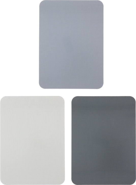 Alpina snijplanken set - snijplank - antislip - flexibel - vaatwasserbestendig - 20x28cm - grijs