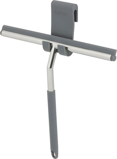 Sealskin urban deluxe - douchewisser - raamwisser - inclusief flexibele glashaak en schroefhaak - rvs gepolijst