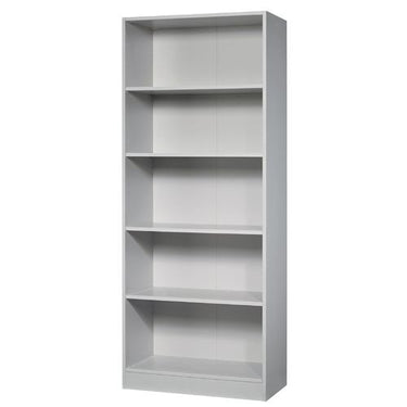 Bach boekenkast hammerer hout verstelbaar 2004x800x400mm lichtgrijs