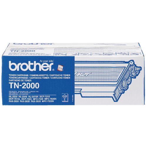 Tonercartridge brother tn2000 zwart