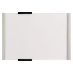 Merkloos sans marque deurbord info sign durable alu rug acrylplaat 14,9x10,55 cm