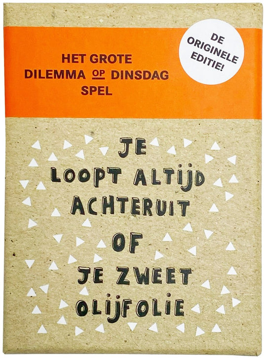 Merkloos sans marque het grote dilemma op dinsdag-spel: de originele editie