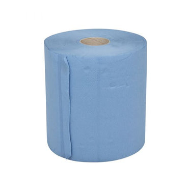 Poetspapier werkplaatsrol 26cm x 190m - zwaar 2 laags papier (2 rollen)
