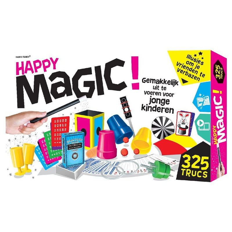 Load image into Gallery viewer, Hanky Panky Toys Happy Goochelset met 325 Trucs
