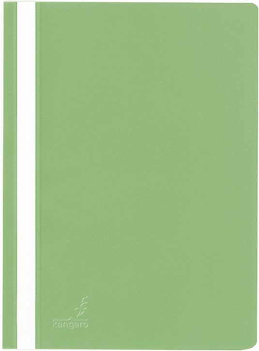 Kangaro snelhechtermap - a4 - pp - groen - krimp á 25 stuks - k-22037