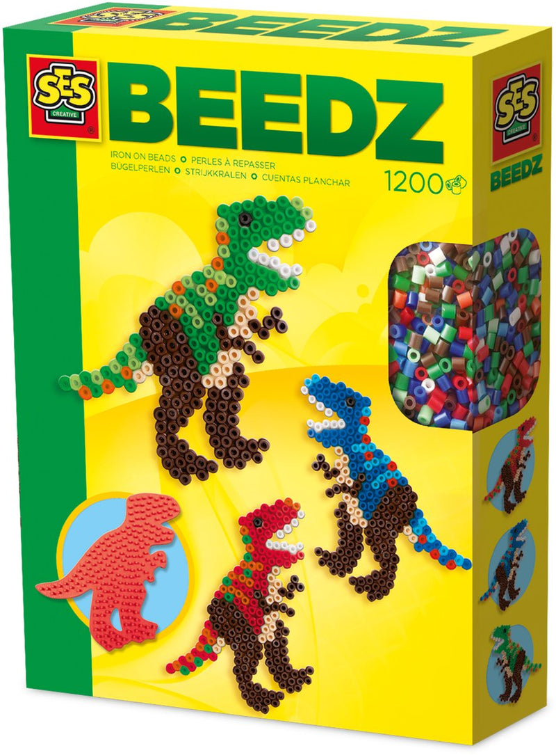 Afbeelding laden in galerijviewer, Ses creative ses strijkkralenset dino's
