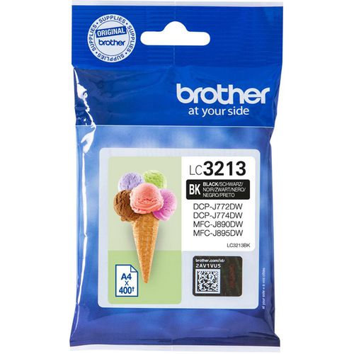 Inktcartridge brother lc-3213bk zwart