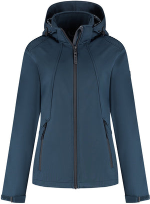 Kjelvik outdoorjas cleo donkerblauw