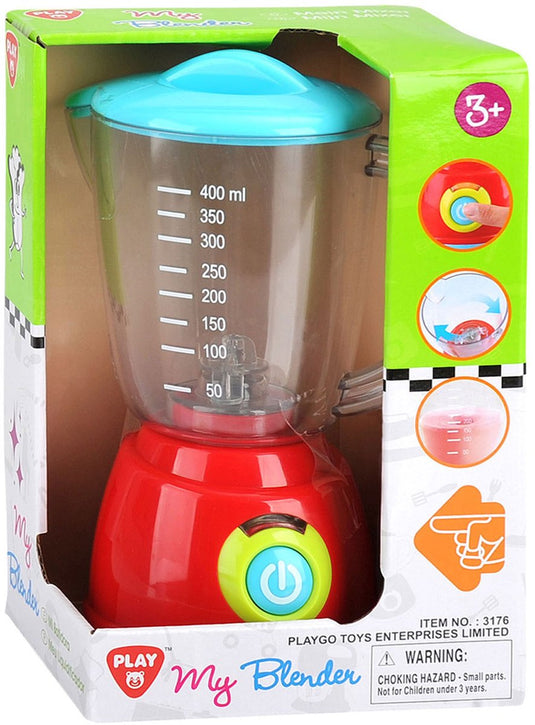 Playgo speelgoed blender met licht en fruit accessoires - keuken speelgoed.