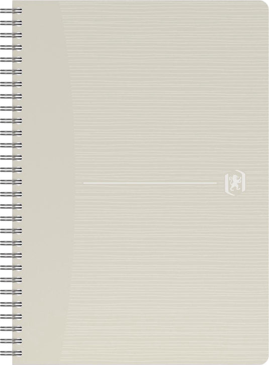 Oxford 100% recycled notitieboek a5 my rec'up 5mm geruit 180 pagina's 90g kleurenmix - 1 stuk - gemaakt van koffiebekers