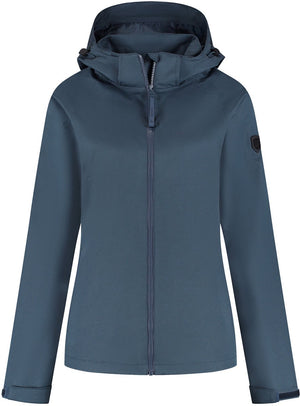 Kjelvik outdoorjas mirte donkerblauw