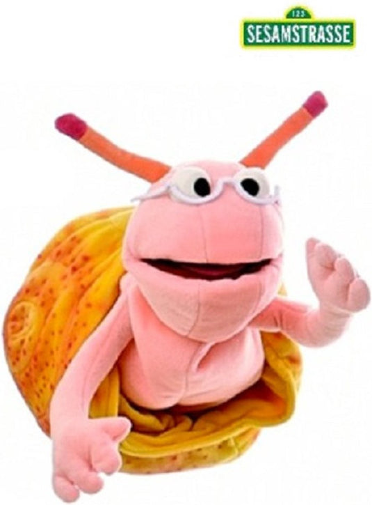 Living puppet by monnikendam.nl living puppets finchen slak - handpop van 45cm