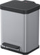 Hailo öko duo plus prullenbak - 2 x 9 l - zilver