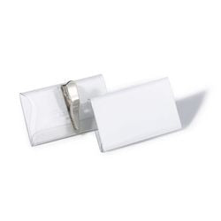 Badge durable 8110-19 transparant 25 stuks 4 x 7,4 cm