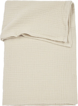 Meyco baby uni wieglaken - pre-washed hydrofiel - soft sand - 75x100cm - 0.3 tog
