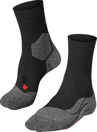 Falke ru3 anti-blaar lyocell functioneel materiaal hardloopsokken heren zwart - maat 39-41
