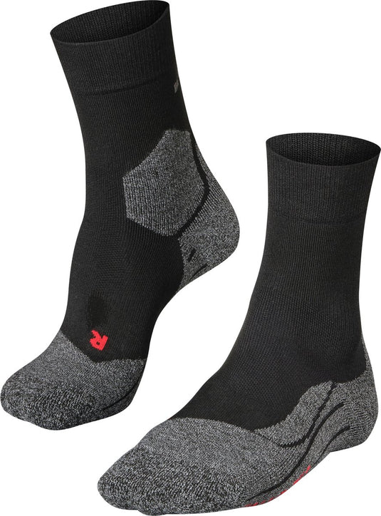 Falke ru3 anti-blaar lyocell functioneel materiaal hardloopsokken heren zwart - maat 46-48