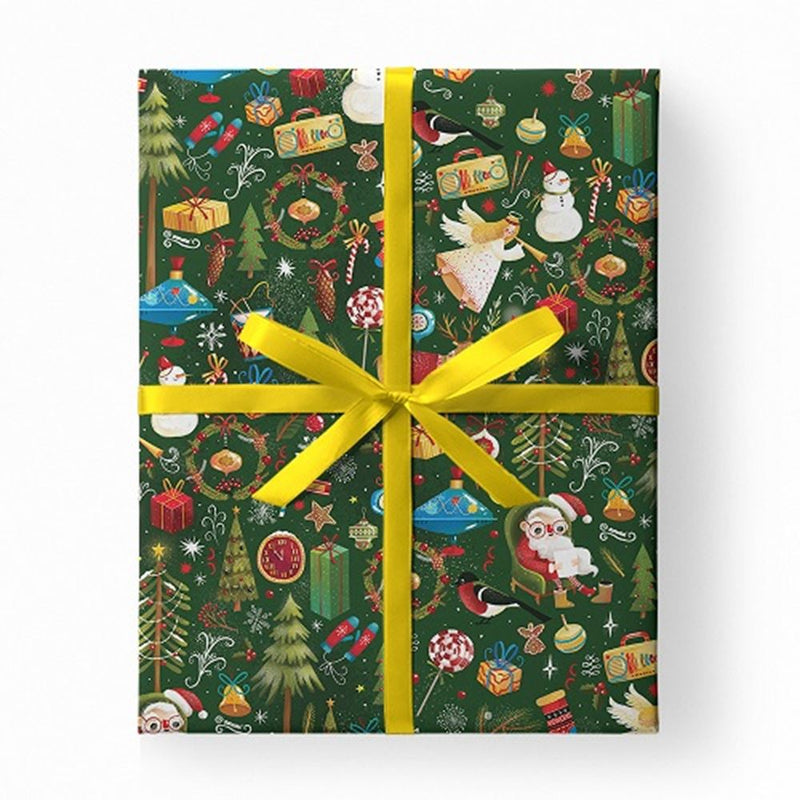 Chargez l'image dans la visionneuse de la galerie, Rol inpakpapier kerst. 0,70x200 met
