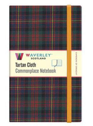 Cameron of erracht: waverley scotland large tartan commonplace notebook