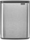 Brabantia bo prullenbak - 12 liter - matt steel fingerprint proof