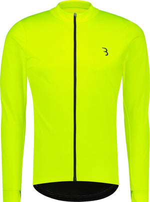 Bbb cycling triguard 3.0 fietsjas heren - drie-seizoenen wielren fietsjack heren - waterafstotend windjack - neon geel - maat s - bbw-452