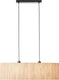 Brilliant wimea - hanglamp - e27 max 2x40w - zwart nature