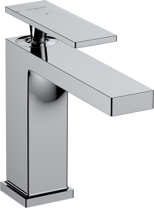 Hansgrohe tecturis e - wastafelkraan - ééngreeps bediening - coolstart energiebesparend - met trekwaste - 110mm maat - chroom