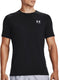Under armour ua hg heatgear armour fitted short sleeve heren sportshirt - zwart - maat m