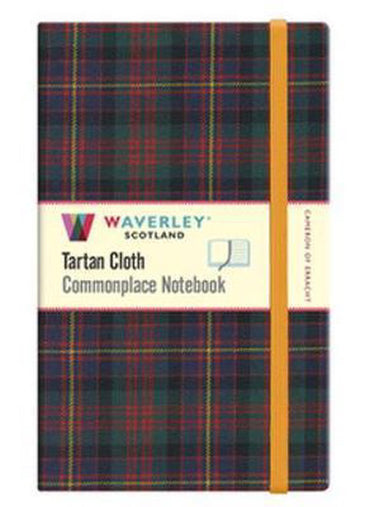 Cameron of erracht: waverley scotland large tartan commonplace notebook