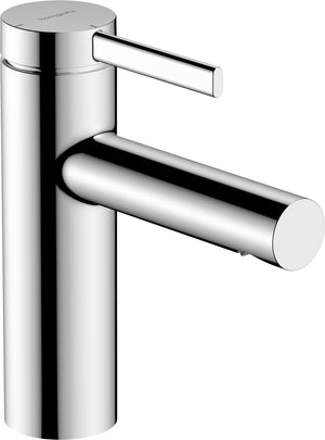 Hansgrohe zesis s - wastafelmengkraan - ééngreeps bediening - coolstart energiebesparend - push-open afvoer - 100mm maat - chroom