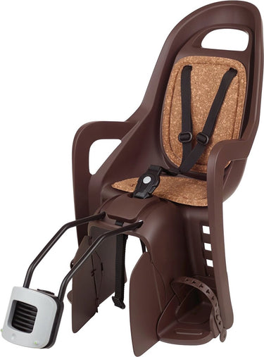 Polisport achterzitje Groovy frame bev. donker bruin Eco