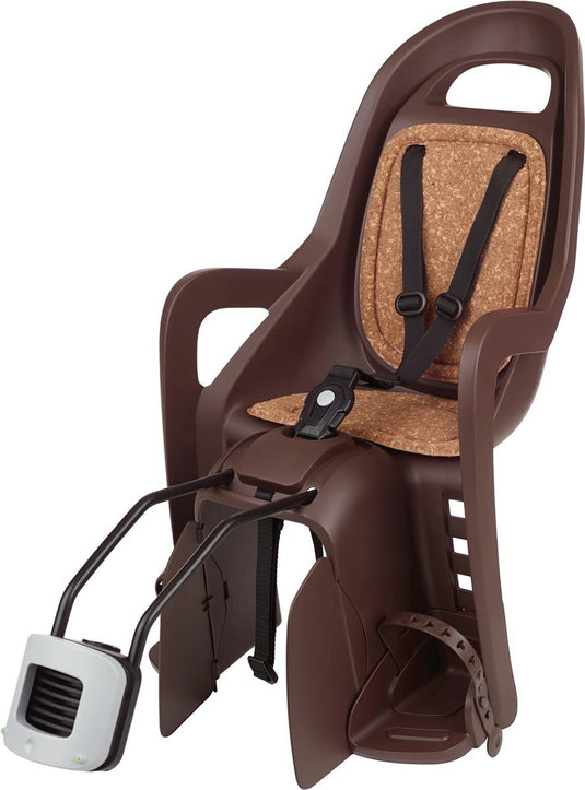 Polisport achterzitje Groovy frame bev. donker bruin Eco