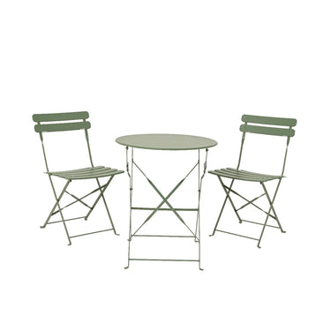 Decoris bistroset helsingborg staal outdoor groen ã˜60xh71cm