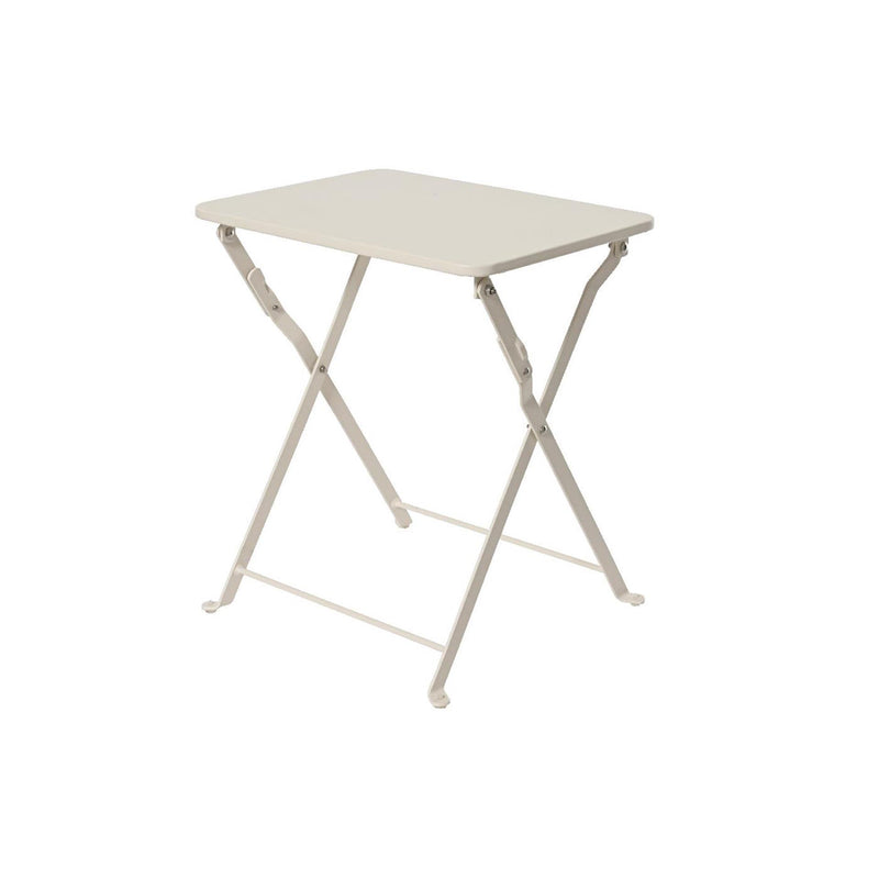 Laden Sie das Bild in Galerie -Viewer, Decoris sidetable gothenburg staal outdoor off-white 40x30x45cm
