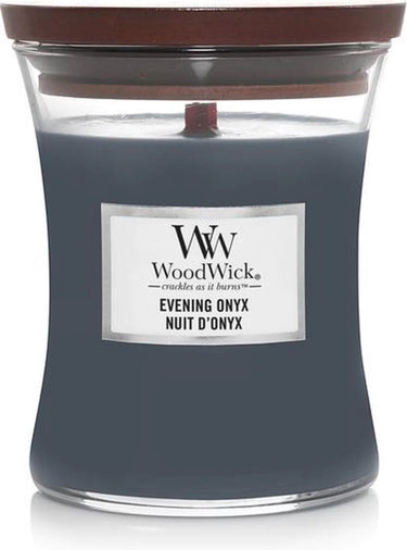Woodwick medium candle - evening onyx