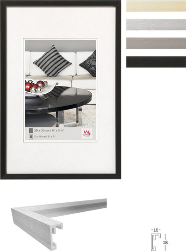 Walther chair - fotolijst - fotoformaat 29,7x42 cm (din a3) - zwart