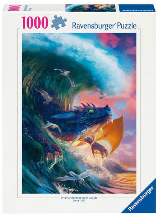Ravensburger puzzel drakenrace - legpuzzel 1000 stukjes fantasie.