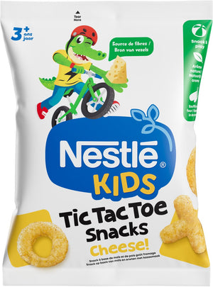 Nestlé kids tic tac toe snacks cheese - peuter snack - 3+ jaar - 6 x 42g