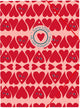 Ancor elastomap b'log hearts a4 met elastiek en 3 flappen