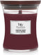 Woodwick hourglass medium geurkaars - phantom cherry - 60 branduren