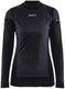 Craft - active extreme x windstopper - thermoshirt - dames - zwart - l