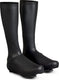 Gripgrab - aquashield high cut wielren racefiets regen overschoenen aero extra hoog - zwart - unisex - maat s (38 39)
